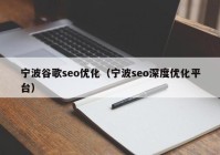 宁波谷歌seo优化（宁波seo深度优化平台）